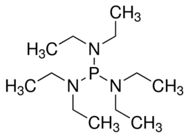 Tris(diethylamino)phosphine - CAS:2283-11-6 - Hexaethylphosphorous triamide, Hexaethyltriamidophosphite, Hexaethyltriaminophosphine, Phosphorous acid tris(diethylamide), Tris(N,N-diethylamino)phosphine, Tris(diethylamido)phosphine, (Et2N)3P